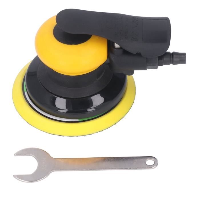 Ponceuse orbitale pneumatique de 12,7 cm avec crochet et boucle alimentée par air et sans tourbillon ZHONG AN