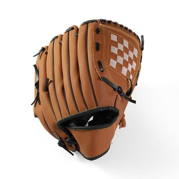 Kit De Laçage Pour Gant De Baseball/softball - Lanière Cuir 15x15 Cm - Marron Clair - TeeLiy