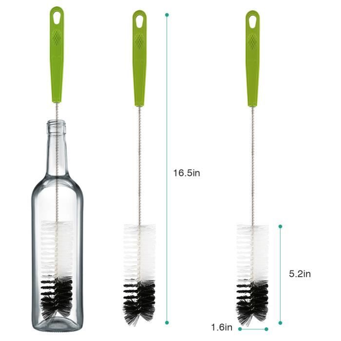 Lot de 8 goupillons de nettoyage avec tube en nylon, nettoyage des biberons en verre, bouilloires et des tuyaux de clavier, bleus - Maison Lot de 8 goupillons de nettoyage avec tube en nylon, nettoyage des biberons en verre, bouilloires et des tuyaux de clavier, bleus - Maison
