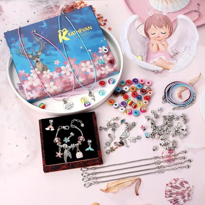 NOUVEAU MODÈLE Kit Loisir créatif 112 Pièces Bracelets pour fille NOUVEAU MODÈLE Kit Loisir créatif 112 Pièces Bracelets pour fille
