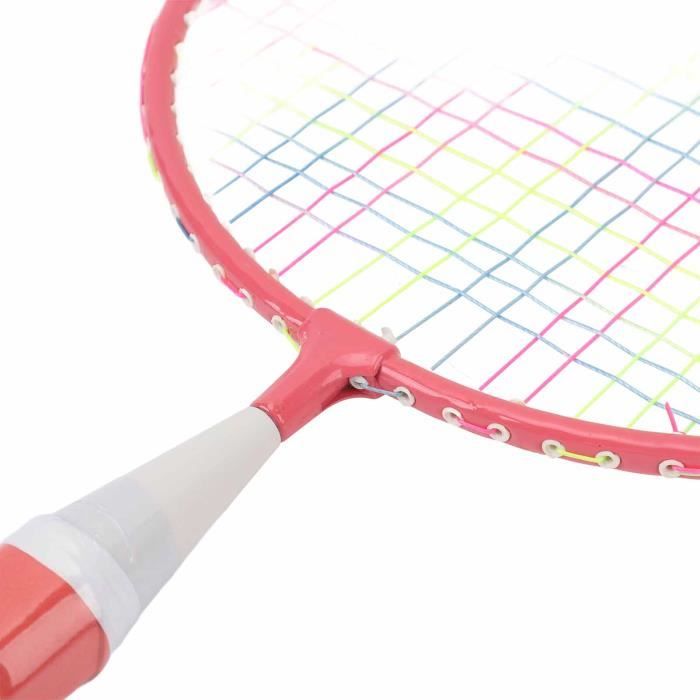 Paire De Raquettes De Badminton Légères Débutants - Cadre Alliage, 670 Mm, Avec 3 Volants Et Sac - 4
