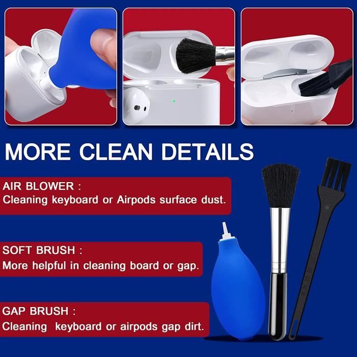 Kit de nettoyage pour iPhone 140 piècesAirpod kit de nettoyagekit