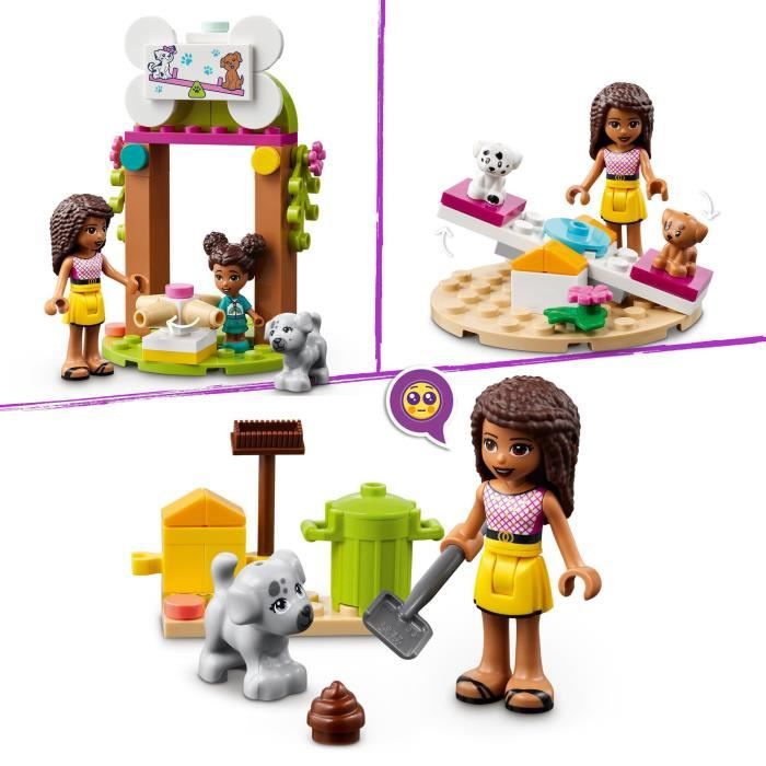 LEGO® 41698 Friends L'Aire De Jeu Pour Chien Jouet Pour les Enfants de 5 Ans  et Plus, avec Toboggan et Mini-Poupée, Idée Cadeau - Cdiscount Jeux - Jouets