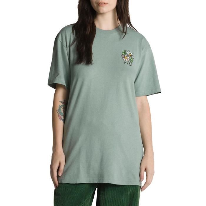 T shirt vans 2025 femme verte