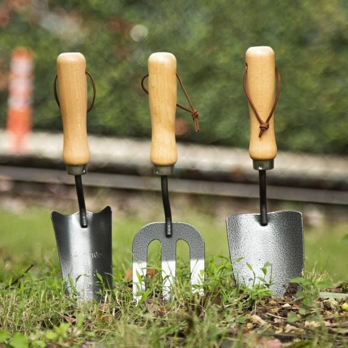 Stanew 13PCS ensemble d'outils de jardin en acier inoxydable