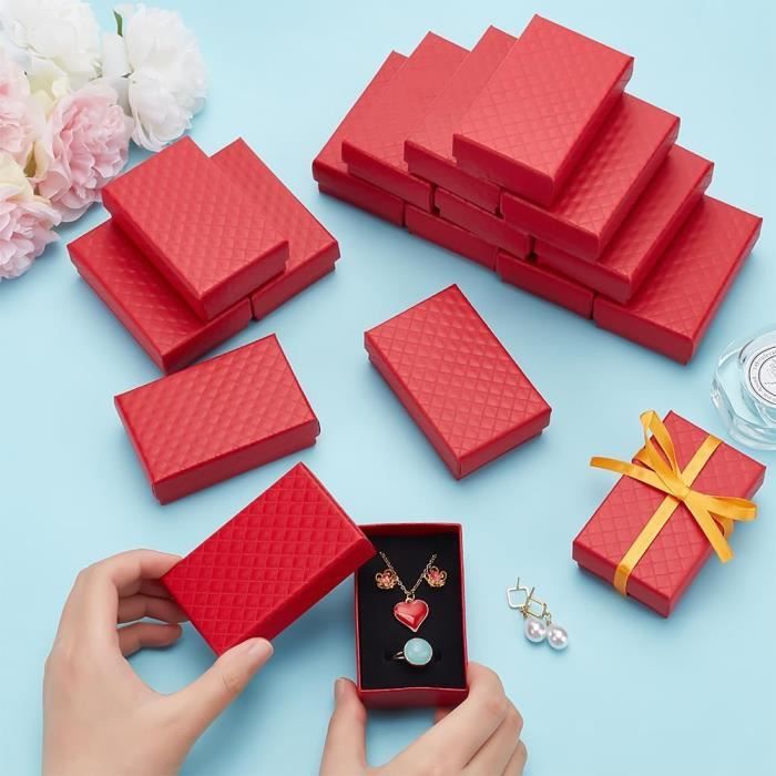 BENECREAT 24 paquet de Boîtes Cadeaux à Bijoux, 8.4x5.35cm Boîtes BENECREAT 24 paquet de Boîtes Cadeaux à Bijoux, 8.4x5.35cm Boîtes