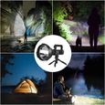 Stillcool® Lampe torche LED Ultra puissante Lampe de poche rechargeable étanche avec trépied pour Camping Randonnée Pêche -3