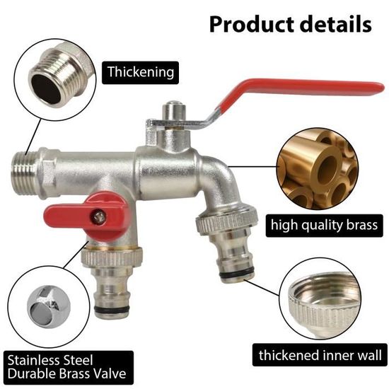 Remplisseur WC Universel Réglable - Robinet Flotteur G3/8 & G1/2 Adaptable - Économiseur D'eau Pour Réservoir De Chasse