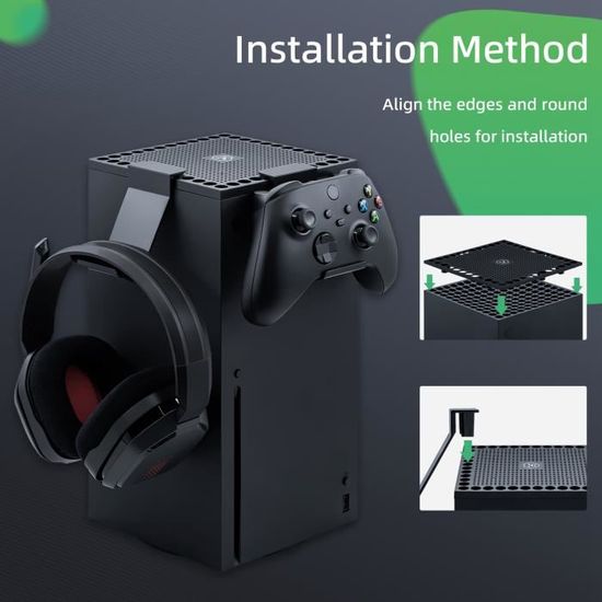 Housse anti-poussière Mcbazel pour Xbox Series X - noir - Etui et