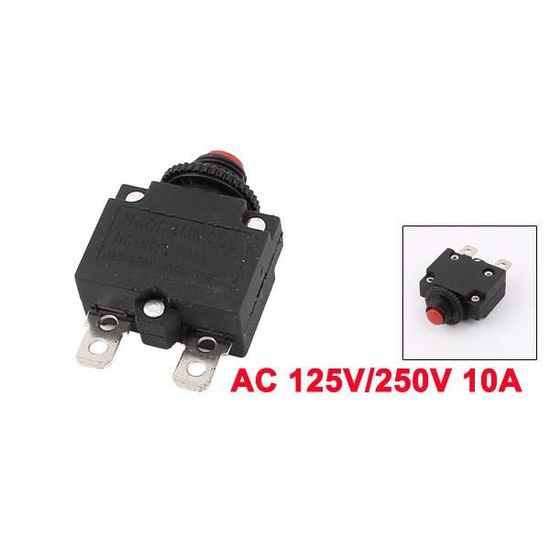 sourcingmap/® AC 125V//250V 15A compresseur Air Protecteur surcharge thermique Disjoncteur 3pcs