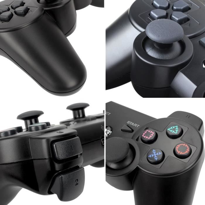 Manette Sans Fil PS3 Programmable Avec Rétro-éclairage - Noire - Marque Big Ben - Neuve
