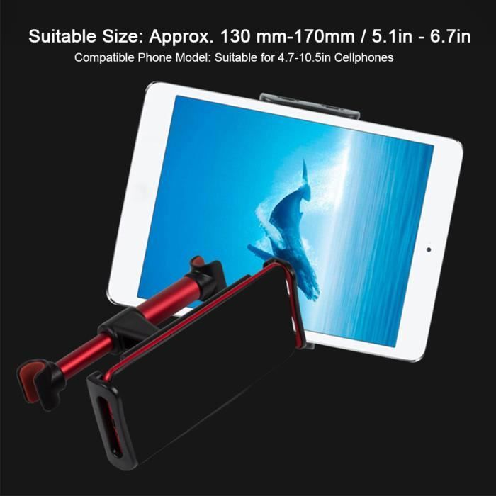 2 Supports De Téléphone Pour Appuie-Tête De Voiture Hikig - Silicone, Réglable 360° - Enfants Sièges Arrière