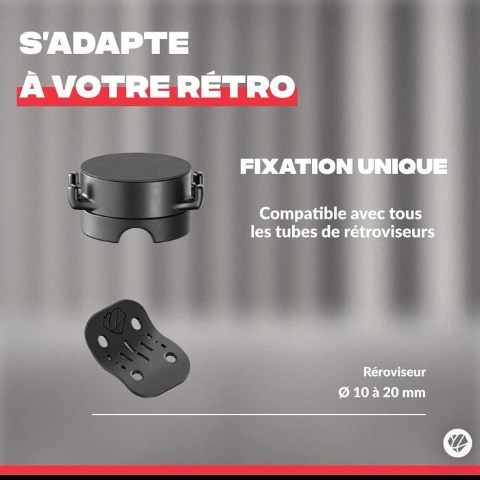 Innovation Française, Support Téléphone Scooter, Moto Magnétique Pro Pour  Rétroviseur Avec Pochette Imperméable Détachable, A[H3041] - Cdiscount  Téléphonie