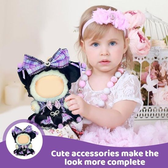 Vêtements Et Accessoires Pour Poupée De 17 Cm - Tenue De Noël Mignonne, Idéale Pour Les Poupées En Peluche