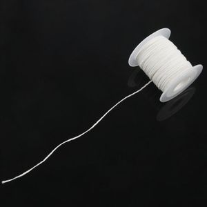 Mèche Plate Pour Lampe à Pétrole - 1 Mètre - Largeurs 1 à 2,5 Cm - Coton - Neuve