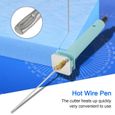 EBTOOLS Fil chaud Coupe-mousse Machine de découpe de polystyrène électrique Kit de stylo Outil graveur à main (# 2)-0