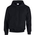 Gildan - Sweatshirt à capuche - Homme Noir-0