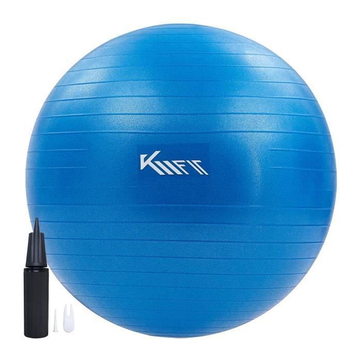 Balle de Gymnastique KMFit 65cm Pompe à air incluse AntiBurst