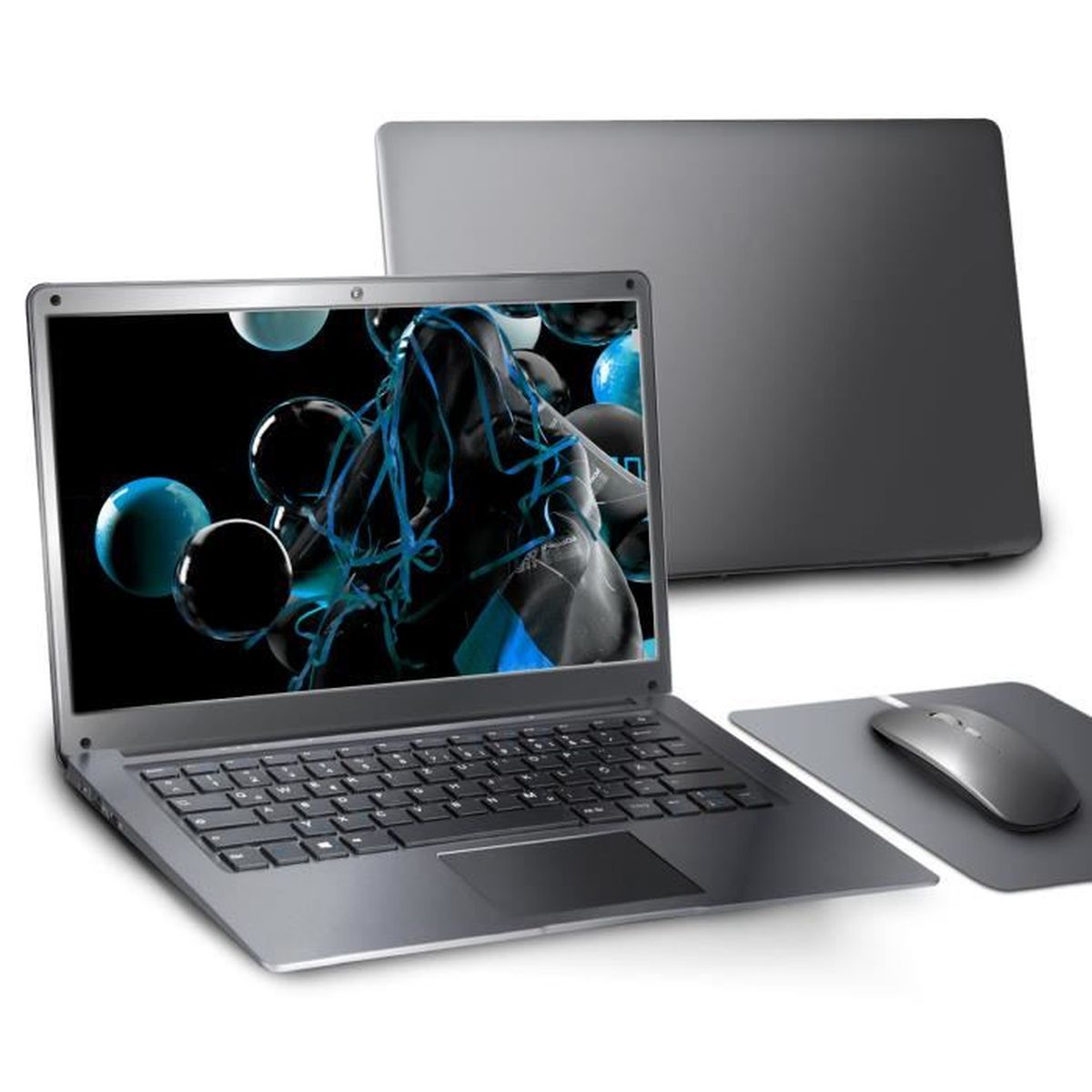 Pc portable windows 10 ultrabook 15.6 pouces 8gb+128gb intel 2.3ghz rose  yonis - Conforama