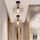 IDEGU 2PCS Retro Plafonnier en Métal Chambre Lustre Plafonnier Industrielle Style Vintage pour Couloir Salon Cafe Bar