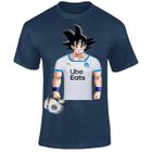 T-Shirt Homme Personnalisé Dragon Ball Z - KDO02 - Sango Goku - Bleu - Manches Courtes - Col Classique