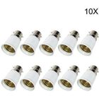 XINBAN 10 Pack B22-E27 Socket Converter LED Douille de lampe E27 bases de lampe E27 culot led [Classe énergétique A++]
