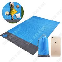 TD® Tapis de pique-nique extérieur poche étanche tapis de plage rangement pliable couverture de plage petit volume tapis de camping