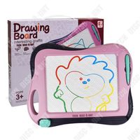 TD® Planche à dessin magnétique pour enfants à quatre couleurs, tableau d'écriture graffiti pour tout-petits, jouets éducatifs