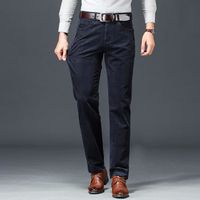 Pantalon Décontracté Homme Dolce & Gabbana En Velours Côtelé Bleu, Taille 28/30 - Neuf Avec étiquettes