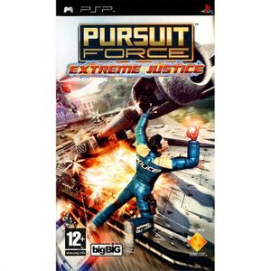 Jeu PSP Pursuit Force - État Correct - Version Complète Avec Boîtier