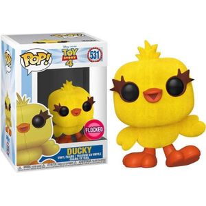 FIGURINE - PERSONNAGE Figurine POP Disney Toy Story 4 Ducky Flocked Excl