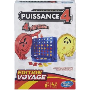 JEU SOCIÉTÉ - PLATEAU Hasbro Puissance 4 Edition Voyage : Jeu Portable p