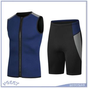 Short De Combinaison Homme 2,5 Mm Néoprène Avec Poches - Plongée Apnée Et Sports Nautiques