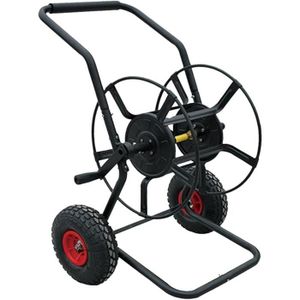 DÉVIDOIR - ENROULEUR Chariot de tuyau d'arrosage Chariot enrouleur de tuyau pour jardin avec roues noir, enrouleur de tuyau d'arrosage avec enrouleu A751