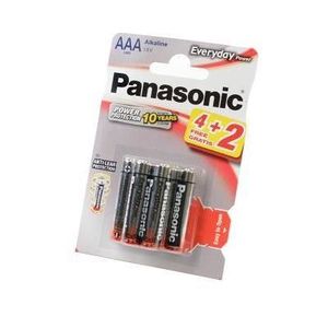 PILES Pile Alcaline Panasonic LR03 AAA EVERYDAY POWER - 