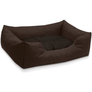 CORBEILLE - COUSSIN BedDog MIMI lit pour chien,coussin,panier pour chien [XL env. 100x85cm, CHOCOLATE (brun)]