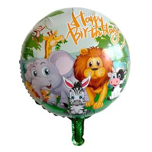 BALLON DÉCORATIF  Marbre - Grand ballons animaux jungle 1 pièce, bal