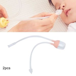 MOUCHE-BÉBÉ Drfeify aspirateur Nasal en Silicone Drfeify ventouse nasale pour bébé Aspirateur Nasal pour bébé en puericulture set Rose