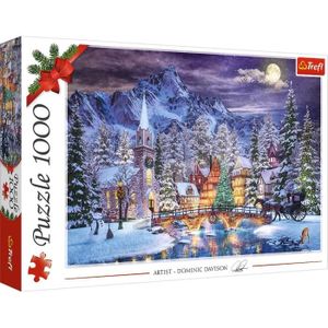 PUZZLE Ambiance 1000 Éléments, Magie De Noël, Montagne My