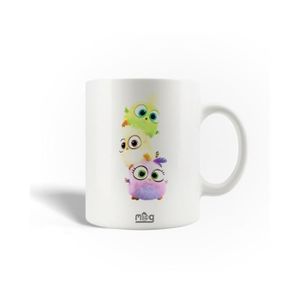 BOL Mug en Céramique Angry Birds Vert Jaune Violette