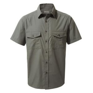 Chemise Homme Craghoppers Grise Taille M – Coton/polyester, Légère, Boutons