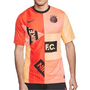 MAILLOT DE FOOTBALL - T-SHIRT DE FOOTBALL - POLO DE FOOTBALL Maillot de Foot Orange Homme Nike FC