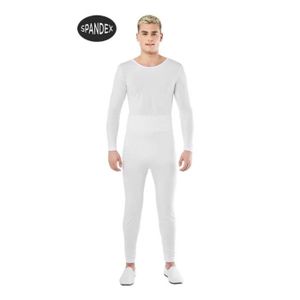 TUTU - JUSTAUCORPS Ensemble Justaucorps Spandex 2 pièces blanc pour h