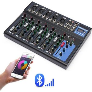INTERFACE AUDIO - MIDI Console de mixage audio en direct BT à 7 canaux Co