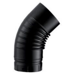 ISOTIP-JONCOUX 950023 Coude 90/° Email 0.7 Noir Diam/ètre 150