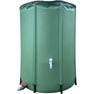 COLLECTEUR EAU - CUVE  Tonneau de pluie pliable - Récupérateur d'eau portable - Avec filet en PVC - Réservoir d'eau avec filtre - Kit de trop-plein pou149