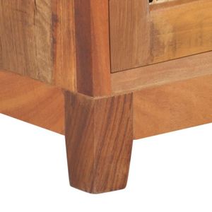 CHEVET Table de chevet en bois de récupération massif - V