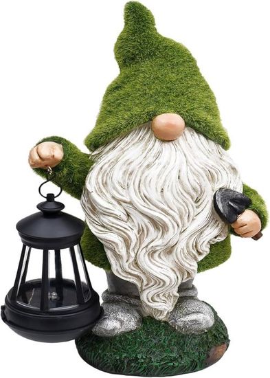 Trinx Statues De Gnome De Jardin Avec Lumières Solaires à DEL