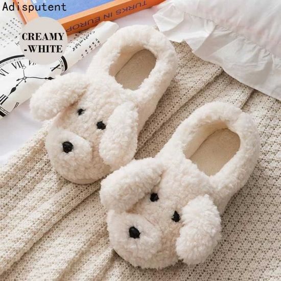 Pantoufle chien on sale femme