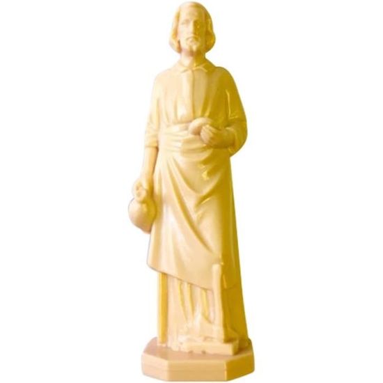 Statuette De Saint Joseph En Résine – 8 X 3 Cm, Pour La Vente De Maison, Décoration Intérieure, Cadeau De Bénédiction